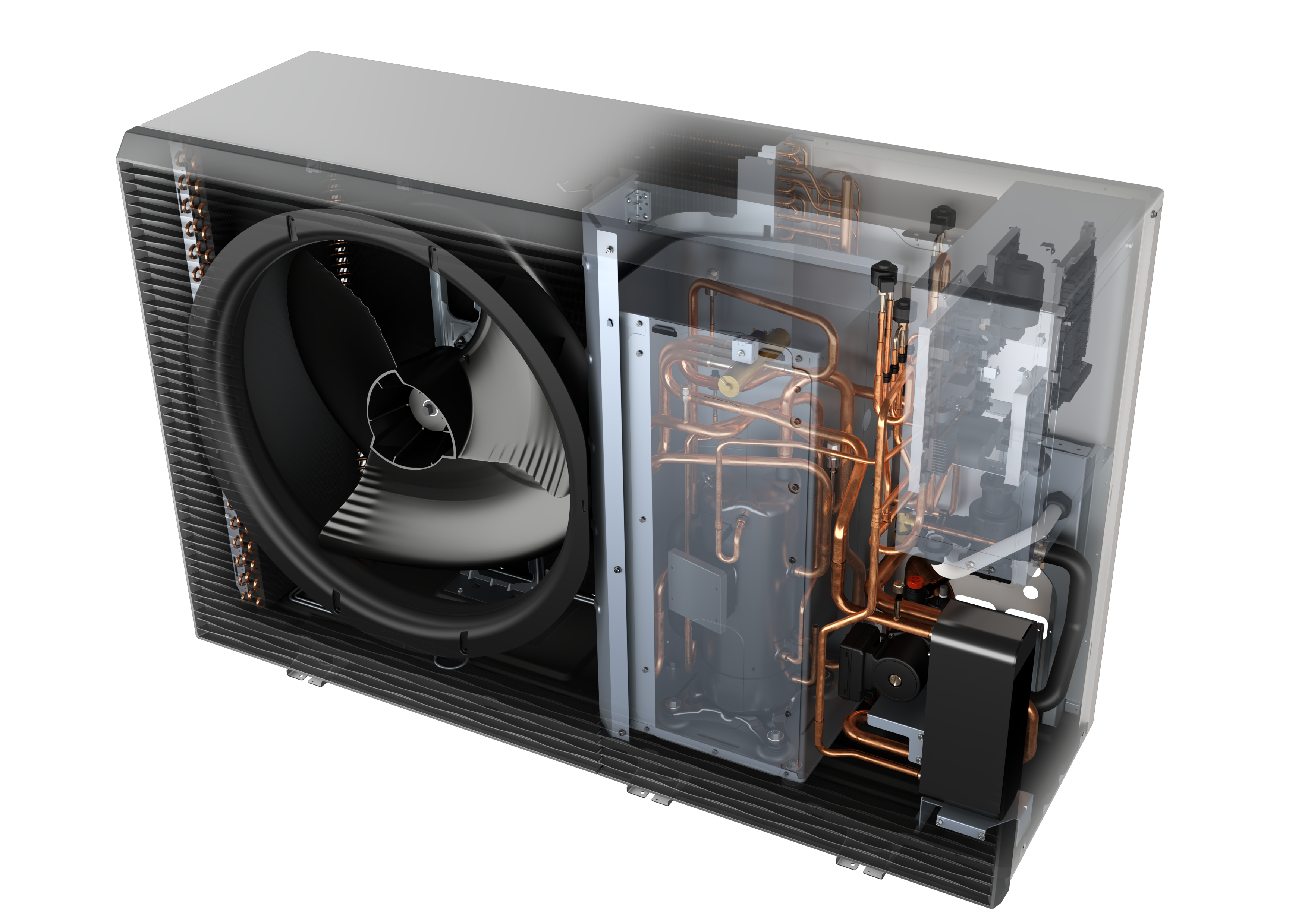 LG Electronics - Monobloc R290 - 7kw Luft/Wasser Wärmepumpe 7kw