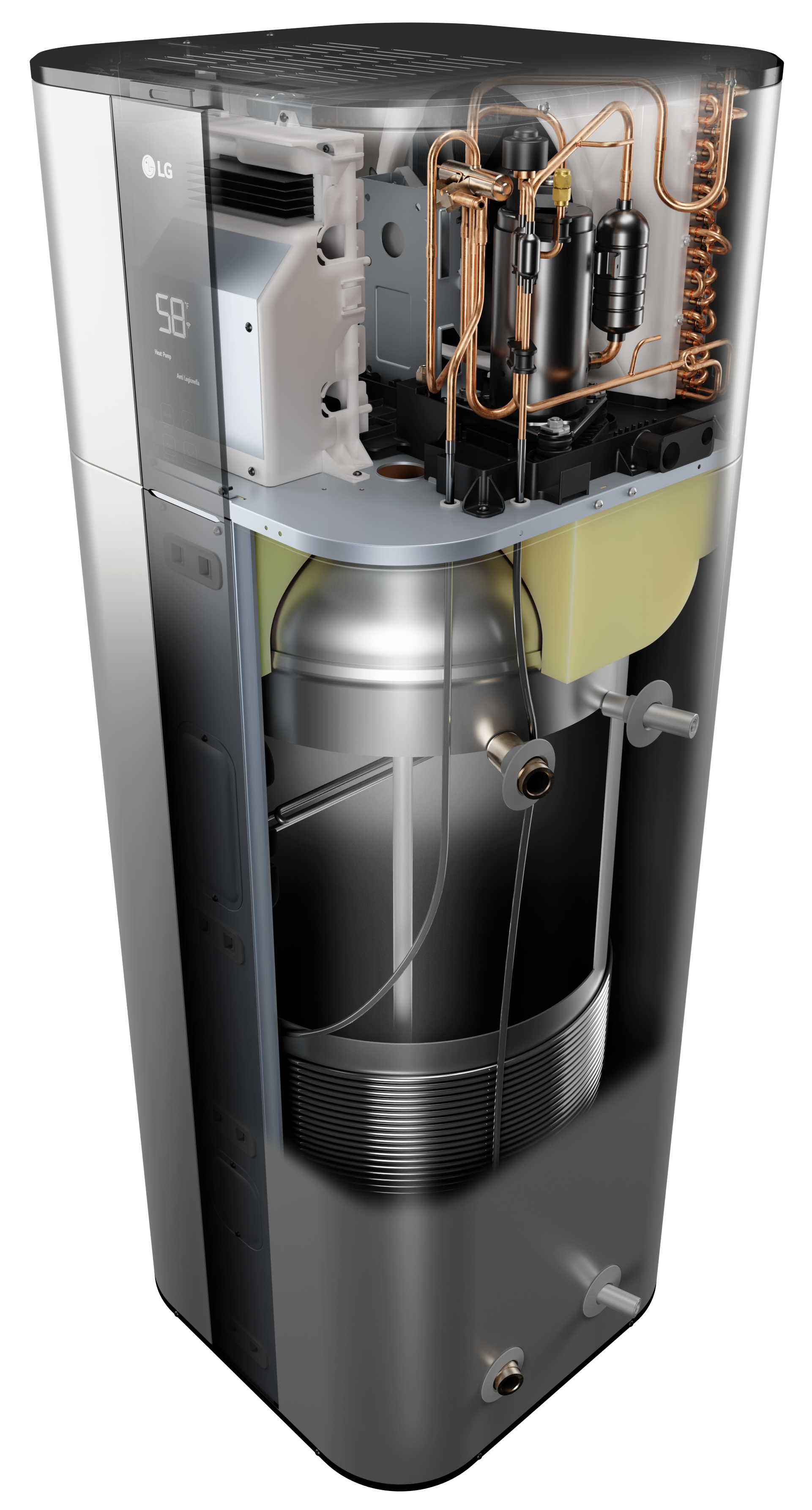 LG Electronics - Warmwasser-Wärmepumpe 200 Ltr Sp