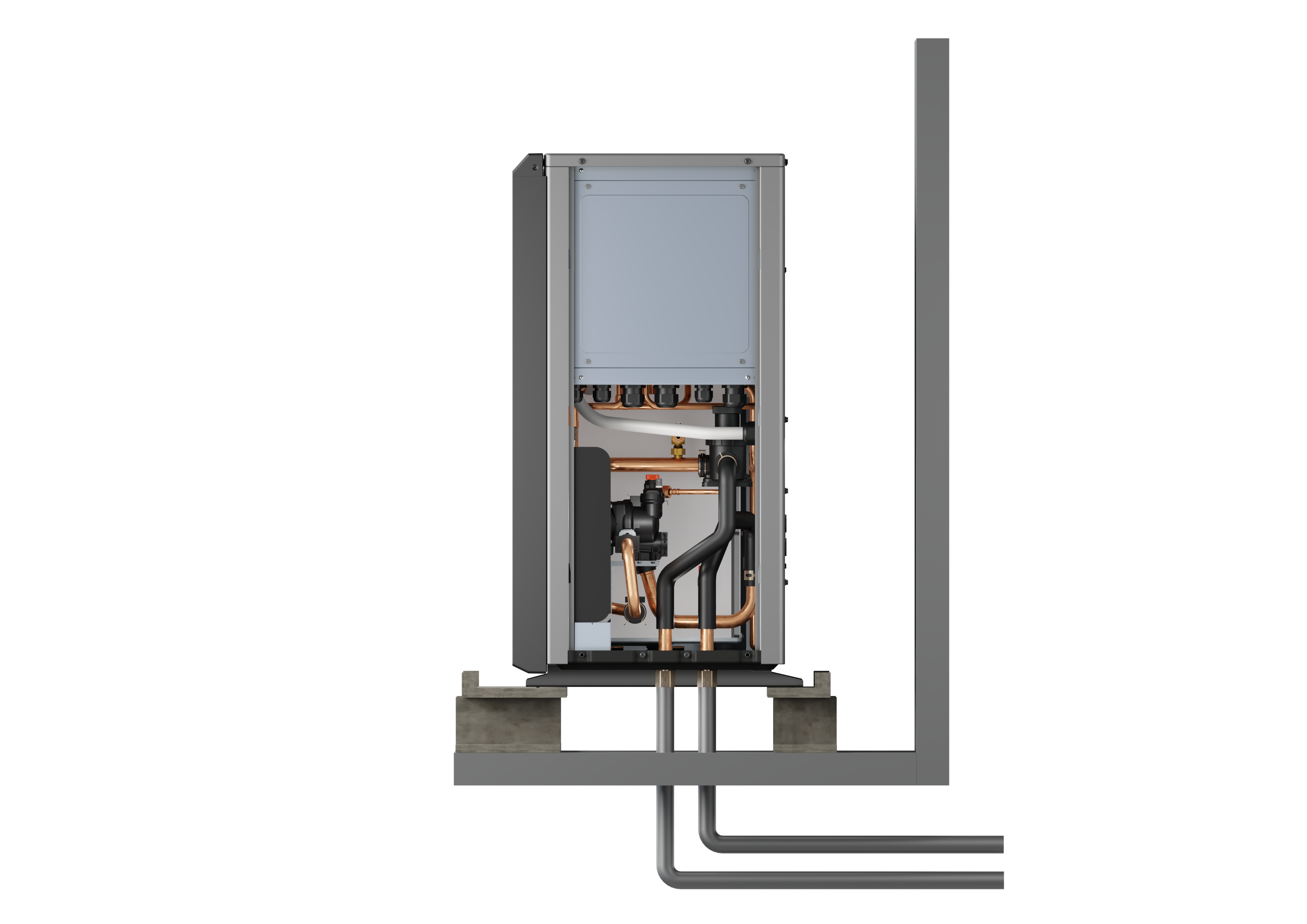 LG Electronics - Monobloc R290 - 7kw Luft/Wasser Wärmepumpe 7kw